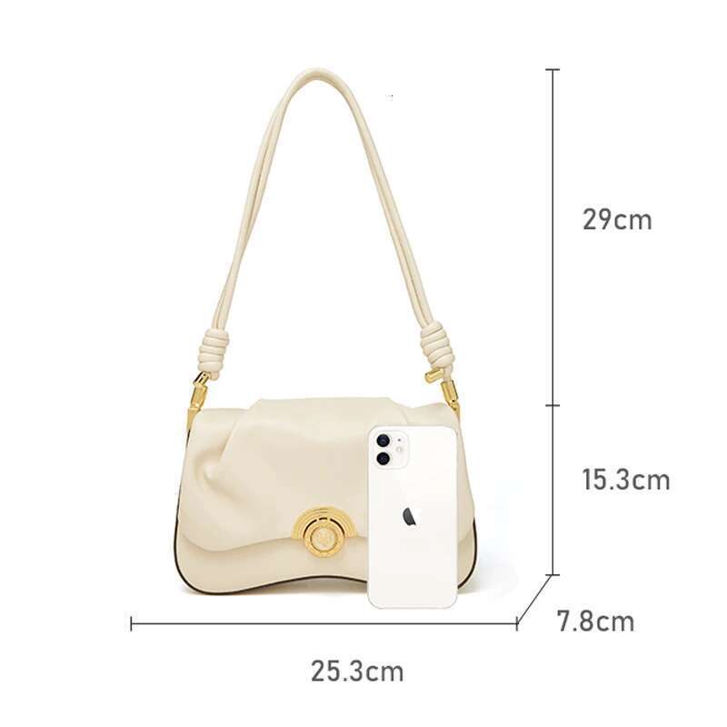 FOXER Soft Split Leather Women's Shoulder Flap Bag,Fashion Girl's Crossbody Bag Purse,Festival Gift For Girlfriend,Wife