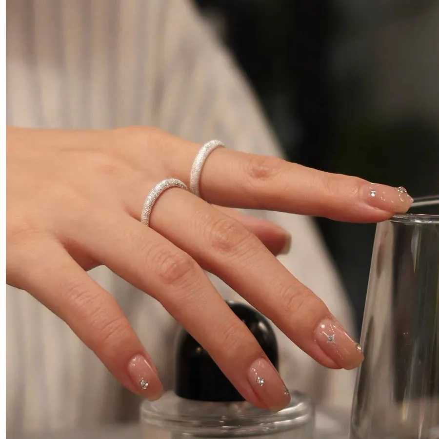 925 Sterling Silver Ring For Women Fine Jewelry Finger Adjustable Open Vintage Trend Shinning Ring For Party Birtay GiftXJ250514
