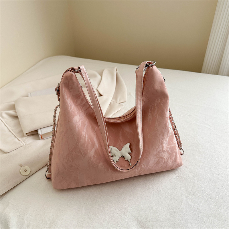 Free Delivery Designer Bag Small Versatile Butterfly Gentle Single Shoulder For Women 2025 Spring And Summer High End Texture Backpack Tote Luxury Bag