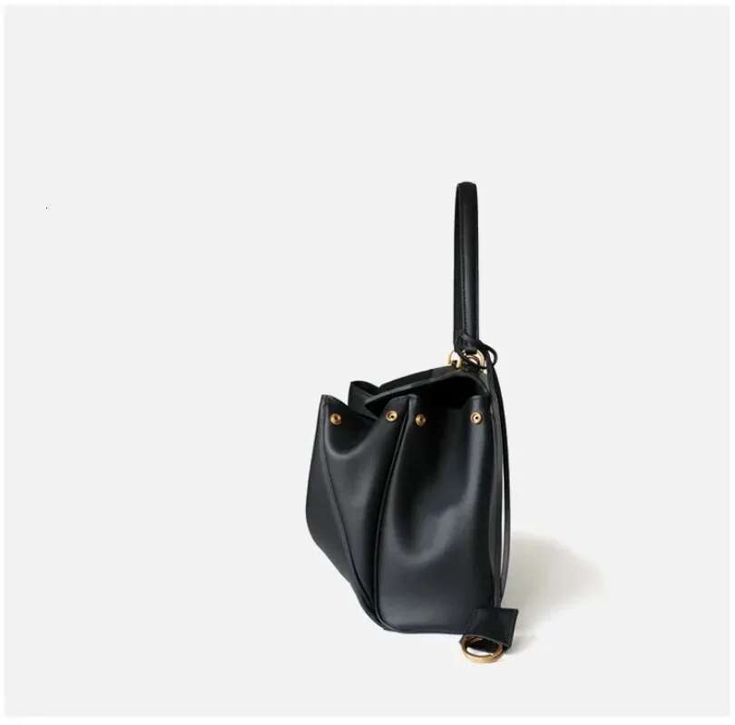 Gold Rodeo Lock Designer Bags Genuine Leather Large Capacity Portable Underarm for Casual Commuting Women's Bag