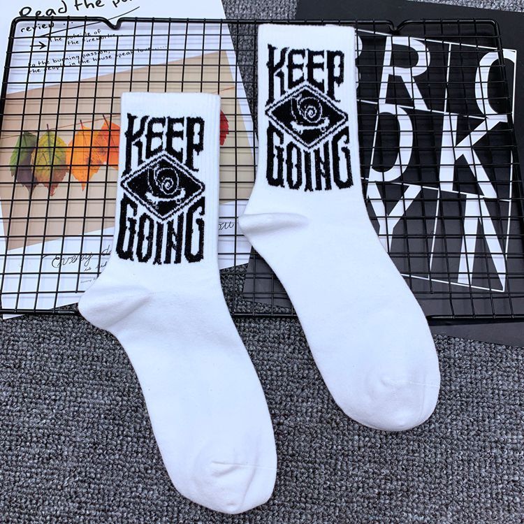 Designer Socks Mid Children S Length Korean College Style Letter Cotton Socks Spring And Autumn Mid Rise Men S Socks Sports Socks