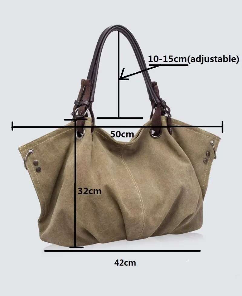 New Big Women's Fashion Casual Canvas Large Capacity Handbag Shoulder Messenger Bag BD866B