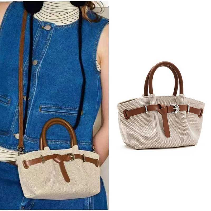Luxury Brand Female Dumpling Bag 2025 New Casual Shoder Crossbody Handbag Large Capacity Versatile Canvas Tote Bag Ladies Bag Z250514