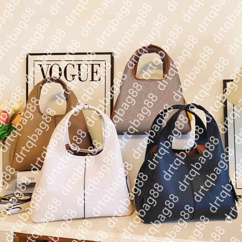 Luxury handbag designer tabby shoulder for women geneuine leather high quality fashion sacache horse lady cross body vegetable basket bucket bag02