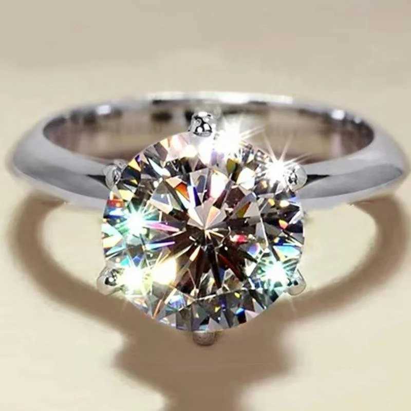GRA Certified Moissanite Ring VVS1 Lab Diamond Solitaire Ring For Women Engagement Promise Wedding Band JewelryXJ250514