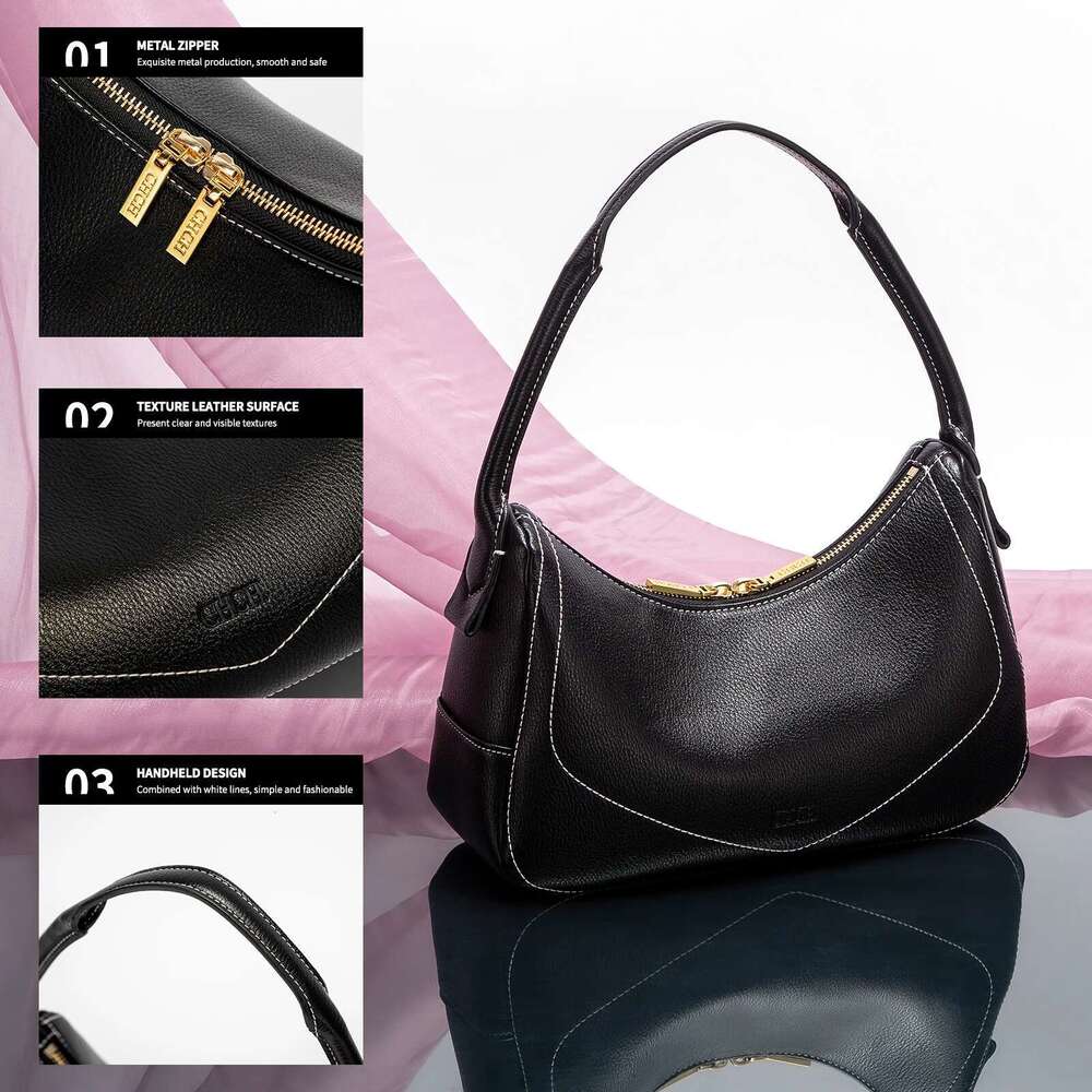 CHCH Handbag 2025 New Car Seam Dumpling Fashion Women's Shoulder Bag 250514