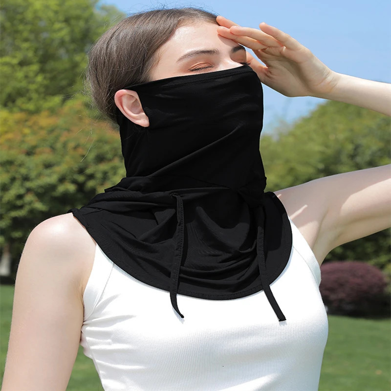 Balaclava Face Covering Summer Balaclava Sun Protection Long Neck Cover Men Women Cycling Motorcycle Fishing Skiing Face Mask 250514