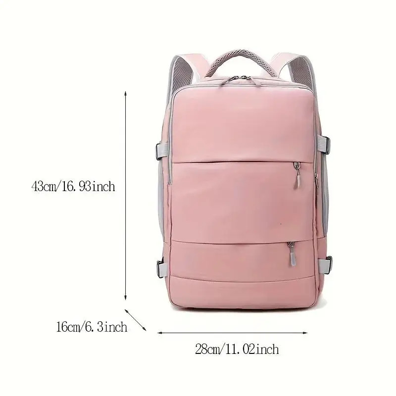 Womens Bag Large Capacity Journey Multifunction Backpack With Shoe Storage Multilayer Dry And Wet Separation Waterproof 250514