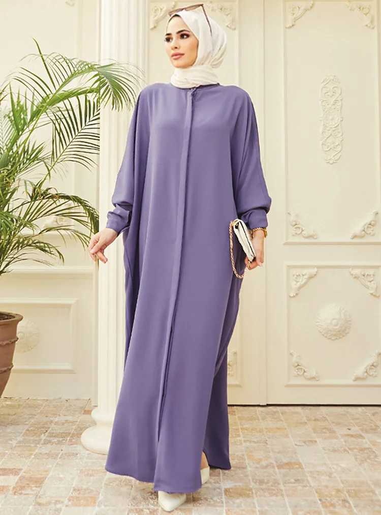 Abaya Dress Muslim Fashion Robe Abaya Ramadan Ladies Long Slve Islamic Dress Middle East Abayas Women Clothing Without Hijab X250514