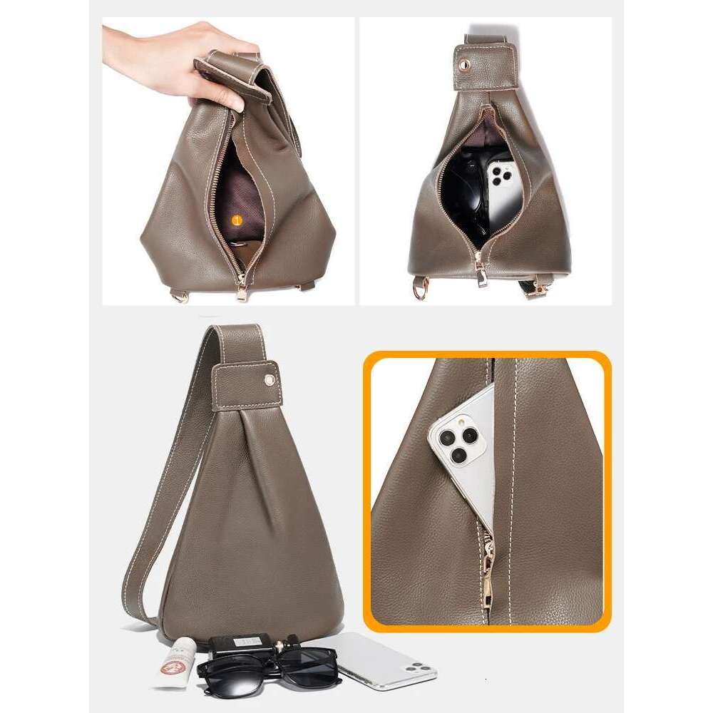 Zency Women Chest Shoulder Lightweight Multi-Functional Cycling Sports Travel Pack Sling Bag Crossbody Adjustable Strap