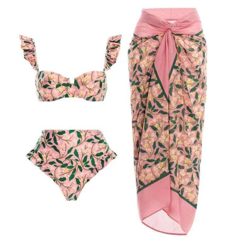 New split three piece bikini swimsuit women's hot selling item ka h k 2025 new casual versatile fashion clothing