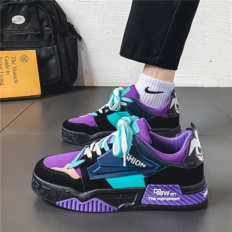 2025 Summer Free Shipping Men Shoes Fashion New Designer Trendy Casual Sports Shoes Purple, Yellow Sizes 39-44