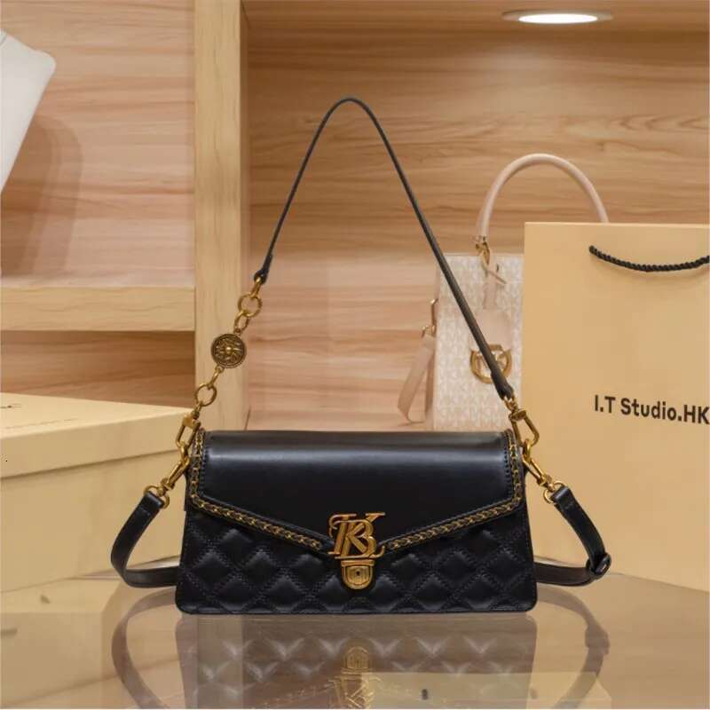 Light Brand Women's Armpit Bag 2025 New Autumn And Winter Retro Plaid High-End Single Shoulder Crossbody Bag, Fashio