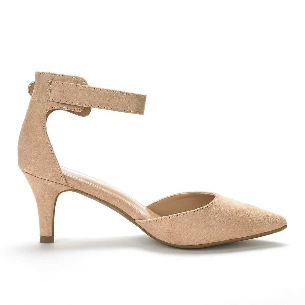 Women Sandals Summer Ladies Bridal Suede 5cm Thick Heel Pumps Wedding Party Shoe Newest Woman Open Toe Sexy Ankle Straps Sandal W250514