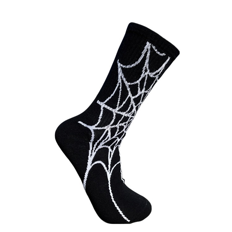 Designer Socks Trendy Men S Women S Medium College Style Street Skateboarding Black And White Personalized Sports Long Cotton Socks Sports Socks
