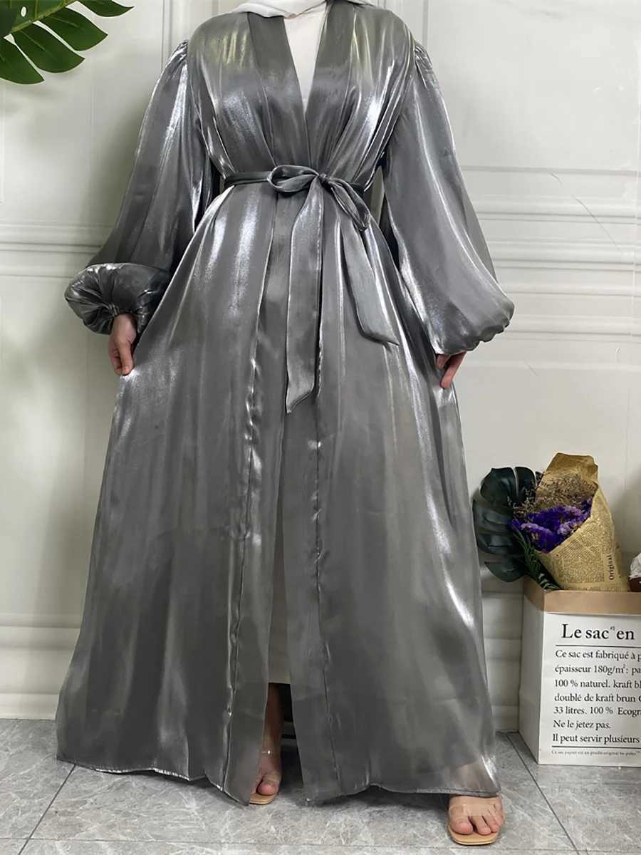Modest Abaya Ramadan Dubai Robe Femme Musulmane Turkey Kaftan Islamic Clothing Muslim For Women Kimono Caftan Marocain Cardigan X2505141
