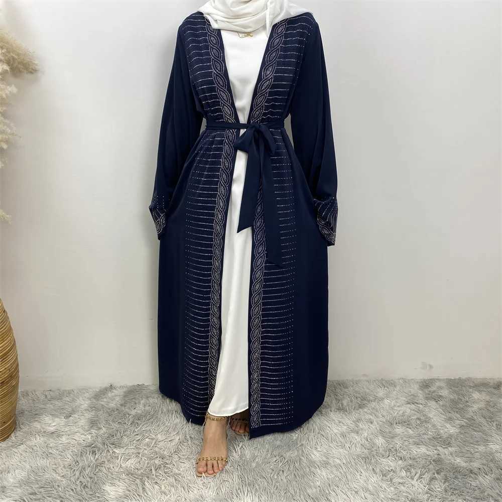 Muslim women fashion popular womens cardigan dress Dubai Africa Turkey Morocco cardigan hot selling womens clothing X250514