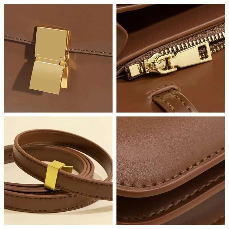 High Quality For Women Trend Fashion Designer Shoulder Bag New In Metal Buckle Leather Exquisite Crossbody Bags