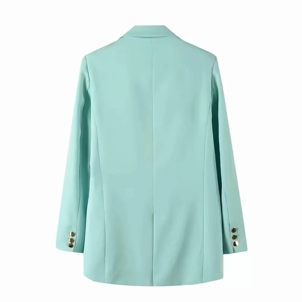 Taop Za Autumn Product Womens Fashion Collar Long Sleeve Double Layer Coat Set 250530
