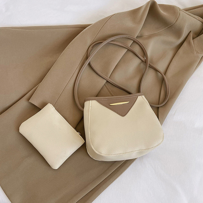 Free Delivery Designer Bag Color Blocking Fashion Single Shoulder Crossbody 2025 Summer Western Style Popular Korean Version Women's Casual This 