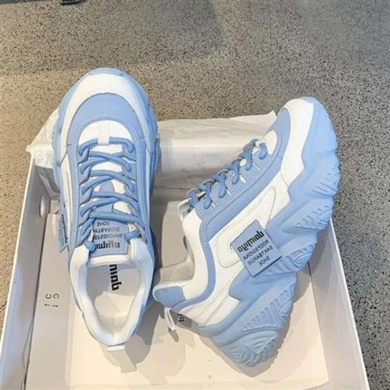 Women Fashion Trend Casual Sneakers Women Comfortable Soft Bottom Lace Up Female Platform Shoes atos De Mujer