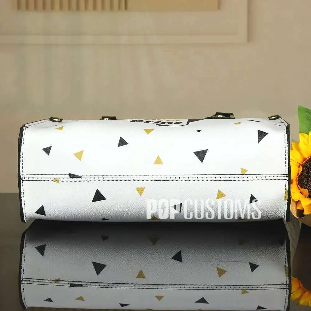 Personal Customize New Version Women PU Handbag Adjustable Shoulder Strap Bag All Over Printing Customized Style