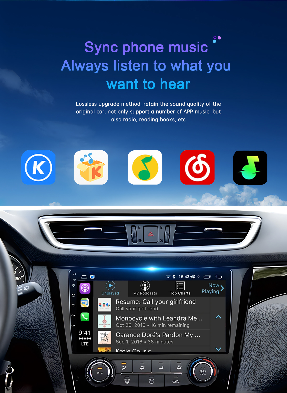 BY-967B 2-in-1 Wireless CarPlay & Android Auto Adapter OEM Wired to Wireless Converter Bluetooth/WiFi CE/FCC/UKCA Certified- Carplay adapter for car f