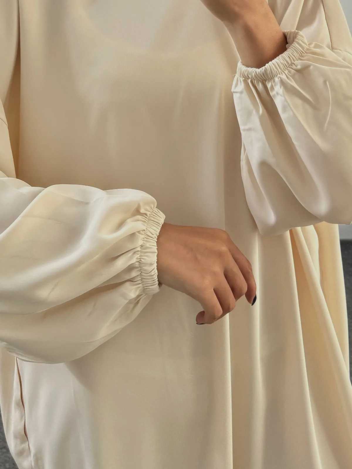 Modesty Prayer Dress Women Jilbabs Kaftan Muslim Abayas Dubai Robe Hijab Smocking Slve Ramadan Dresses Islamic Clothing X250514