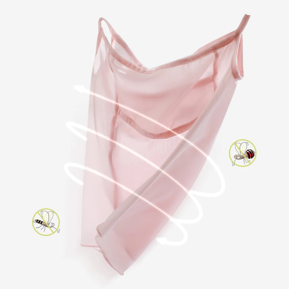 Ice Silk Sports Mask Scarf Breathable Full Face Sun Protection Mask Adjustable Anti Ultraviolet for Summer Outdoor Activities 250514