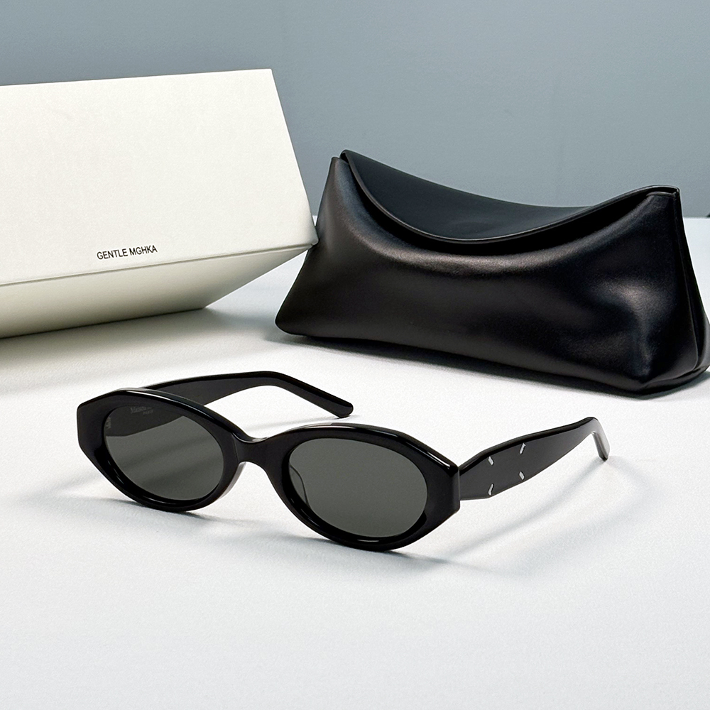 High quality GENTLE MGHKA Acetate sunglasses Fashion luxury Brand gm Sunglasses vintage driving monter For men women shades MM204 Sunglasses protection UV400