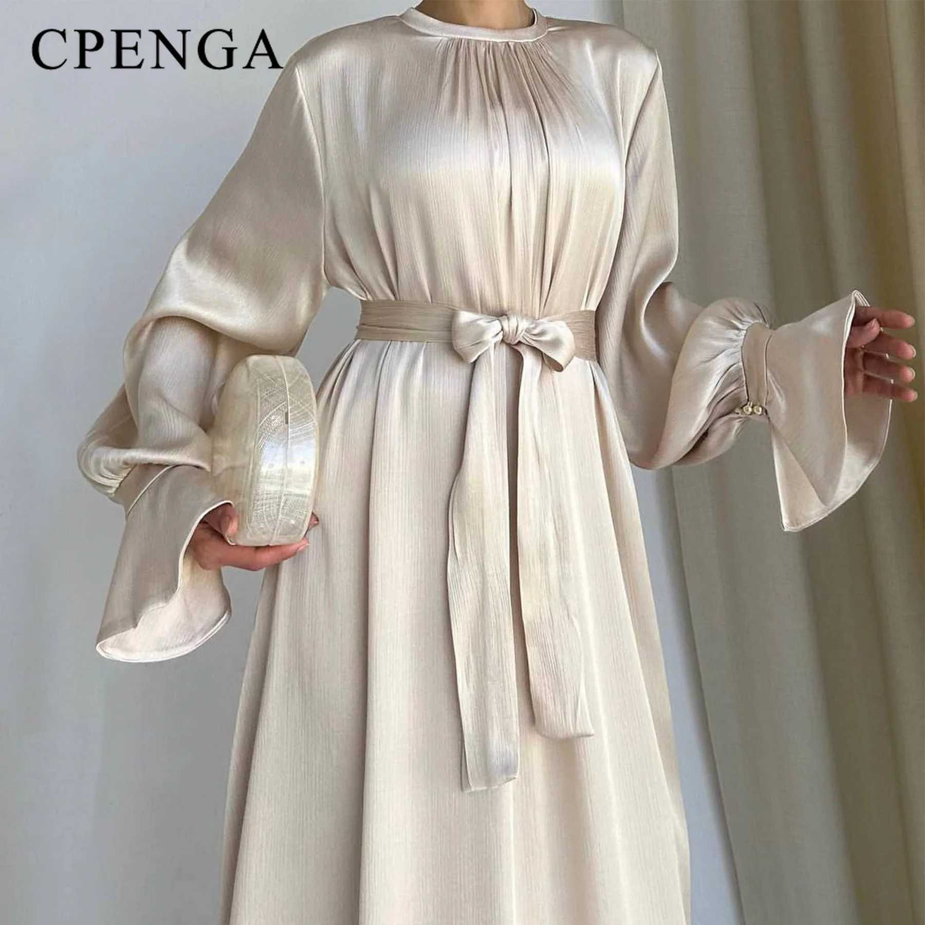 2024 Saudi Arabia Muslim Modest Dress for Women Eid Dubai Abaya Luxury Islam Holiday Party Jalabiya Robe New Turkey Plain Gown X250514