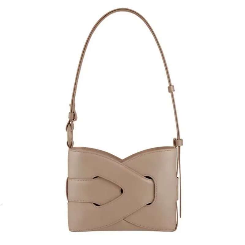 French Minimalist Armpit Cowhide Chain Shoulder Bag, Commuting And Dating Dual-Use Retro Tofu Bag