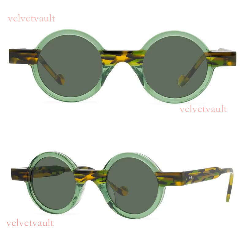 Personalized middle-aged sunglasses, round frame, fashionable nylon lenses, suitable for both men and women