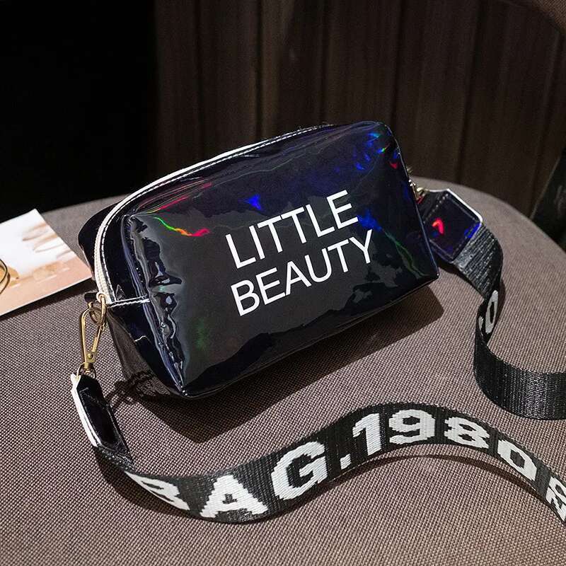 Ladies Messenger Fashion Designer Hologram Small Phone Purse and Handbag For Women Laser Crossbody Shoulder Bag bolsa