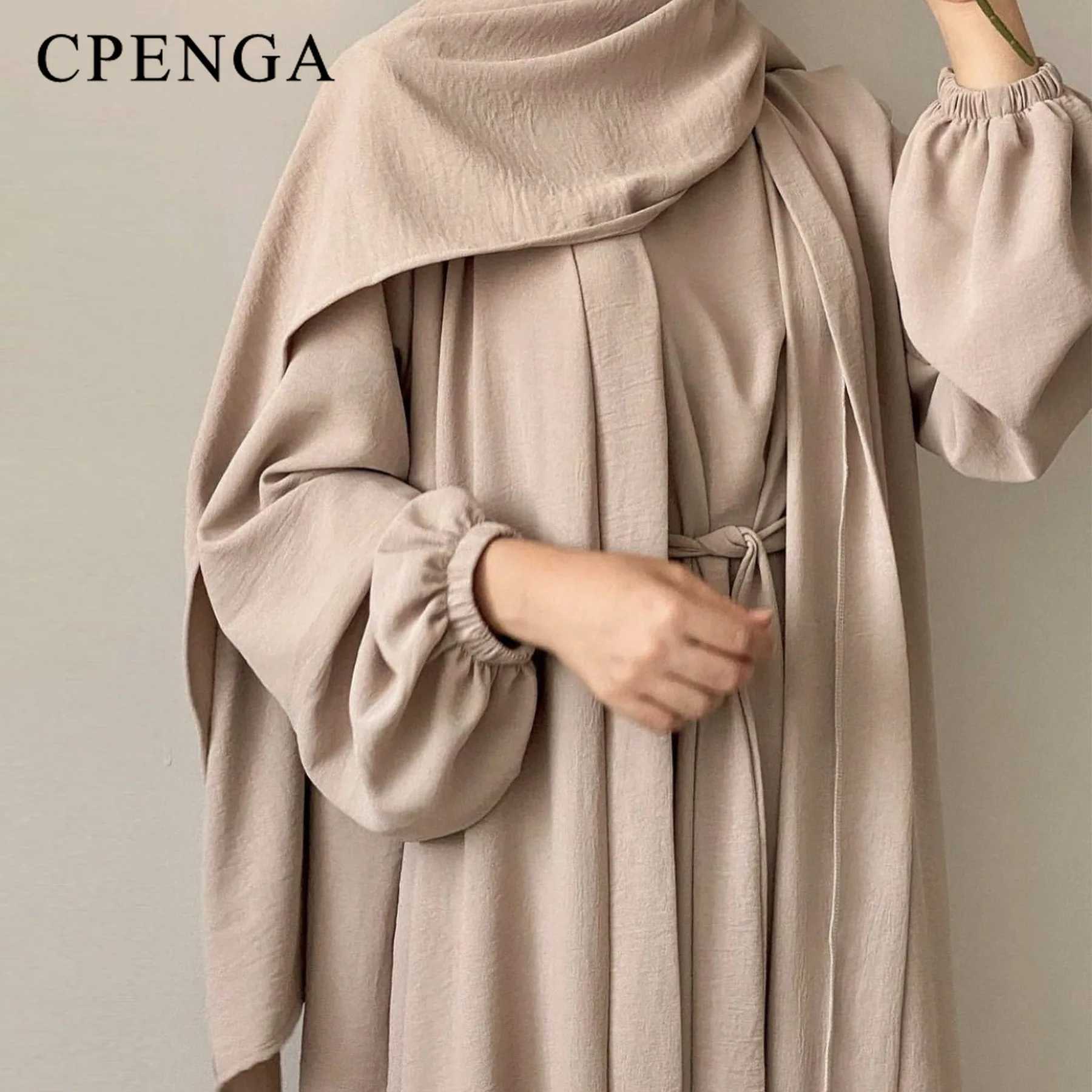 2024 New Muslim Sets for Women Ramadan Prayer Dress Modest Dresses Eid Dubai Abaya Female Islam Clothing Elegant Party Clothes X250514