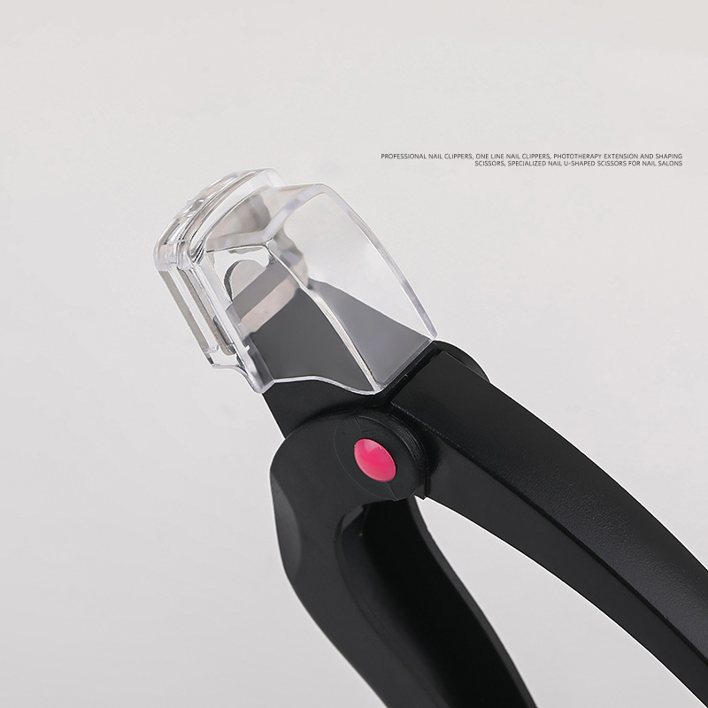 Nail Clipper Straight Cut U-shaped Cut Adjustable Manicure Scissors With Splash Guard