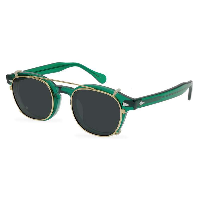 Classic Sunglasses Logo Men's Clip Luxury Polarized Glasses Women