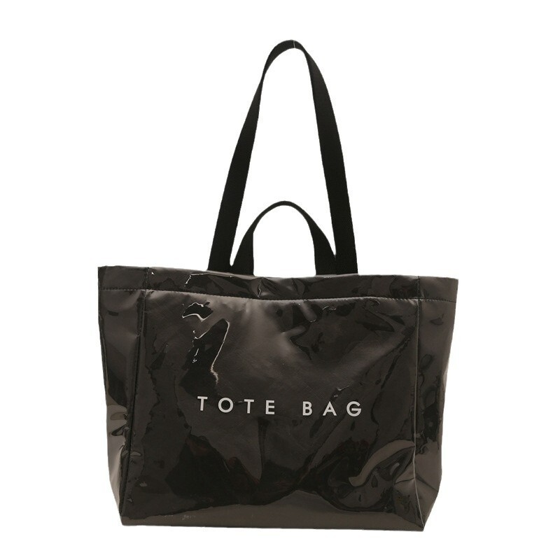 2025 New free delivery designer's bag DuPont Paper Jelly Tote Large Capacity PVC Waterproof Handbag Commuter Mommy Single Shoulder Bag