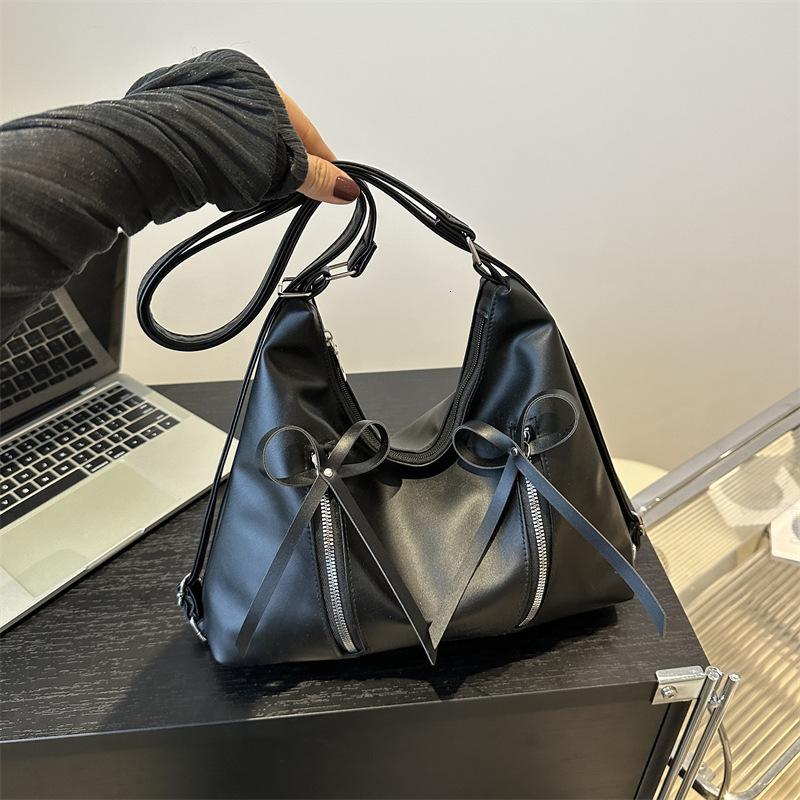 Free Delivery Designer Bag Bow Fashion Gentle One Shoulder Women's Small And Popular Korean Edition Underarm For Women 2025 Spring/summer Tote Ba