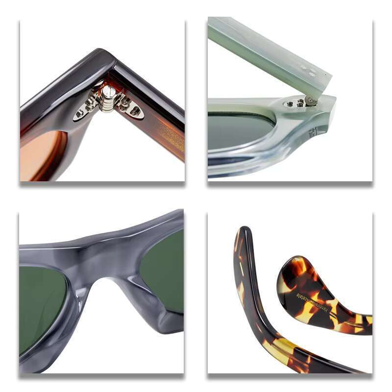 New handmade high-quality acetate fiber sunglasses for men and women outdoor gaming sunshades