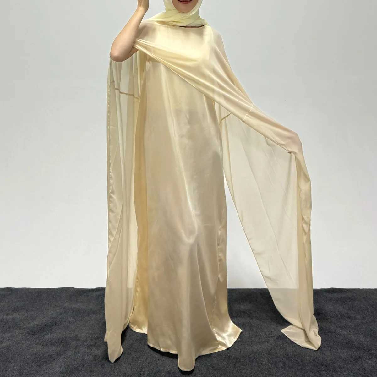 Women Party Dress Muslim Islamic Modest Dresses Elegant O-neck Mesh Fashion Kaftans Women Jilbabs Muslim Abayas Womens Clothing X250514