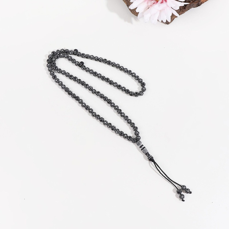 Prayer Muslim Saudi with 99 beads handmade bead imitation coral bracelet prayer jewelry