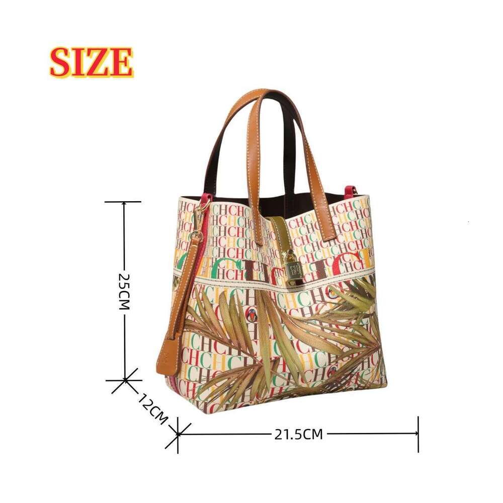 CH Women's Work 2025 Seasons New Leisure Personalized Tote Fashion Underarm Retro Large Capacity Shoulder Bag