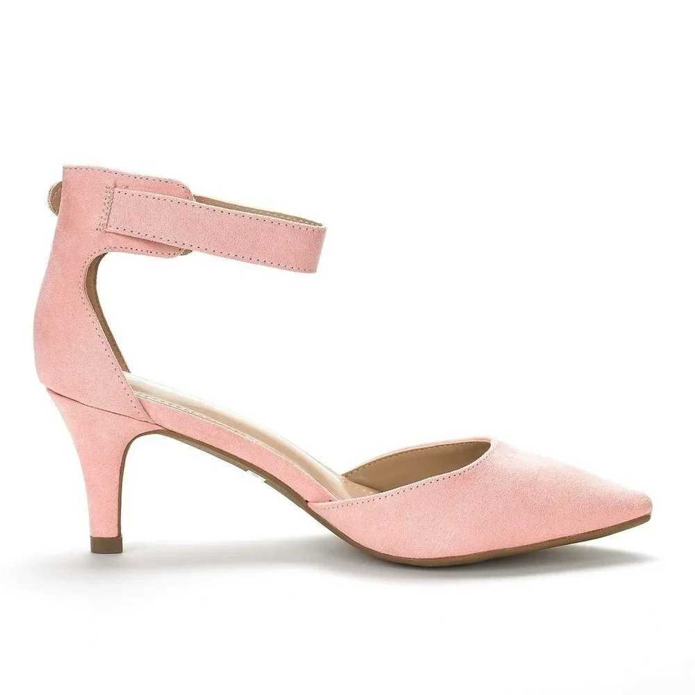 Women Sandals Summer Ladies Bridal Suede 5cm Thick Heel Pumps Wedding Party Shoe Newest Woman Open Toe Sexy Ankle Straps Sandal W250514