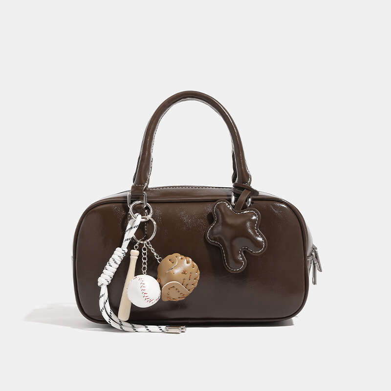 Women's Bags Designer Niche Design Bowling Women's Autumn And Winter Handbag Commuting Versatile Shoulder Crossbody Bag