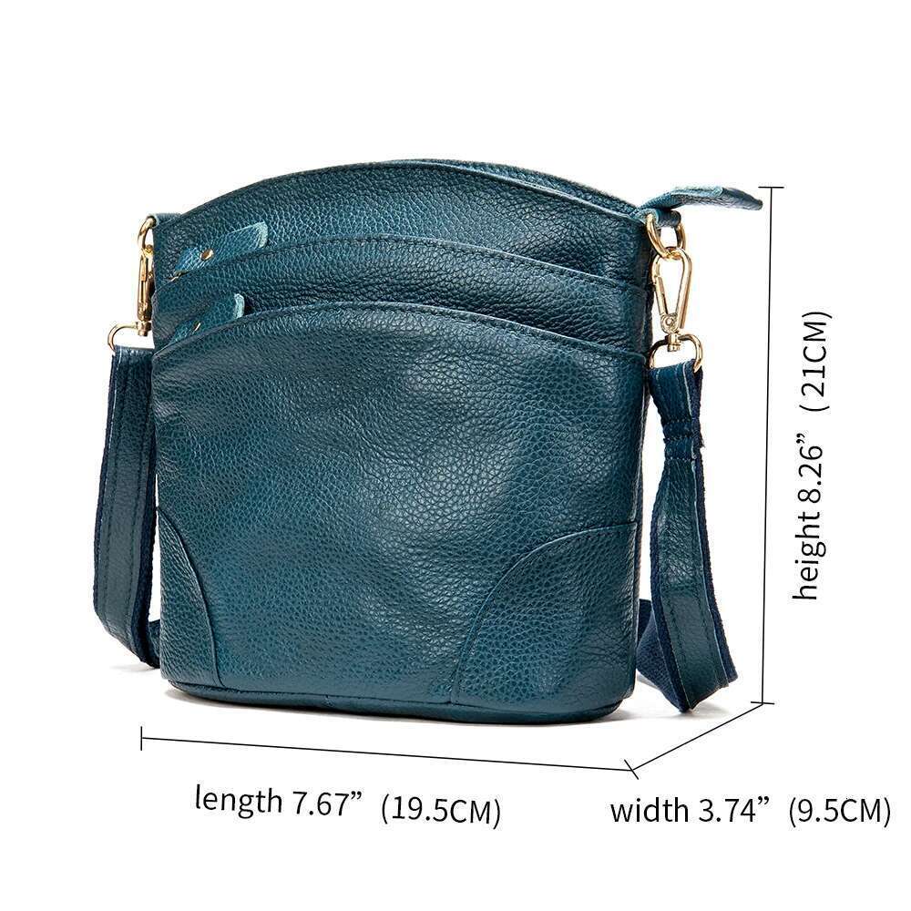 WESTAL Genuine Leather Women Mini Shoulder Designer Bag Four Seasons All-In-One Ladies Crossbody Purse