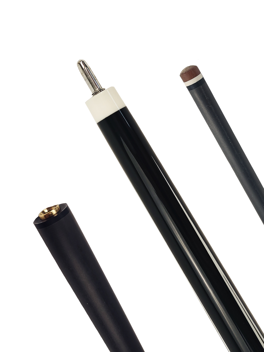 Black Carbon Fiber Shaft for Snooker Cue - Diameter: 12.9mm with Hard Tip