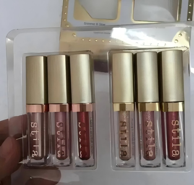 Stila Eye Shadow 6 pieces Eye For Elegance Shimmer Glitter Liquid EyeShadow Travel Set makeup Glow Eye Cosmetics