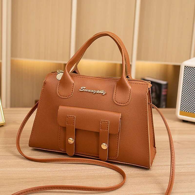 Women's New Korean Version Beautiful Simple, Solid Color Crossbody Square Bag, Small Design, Shoulder Bag