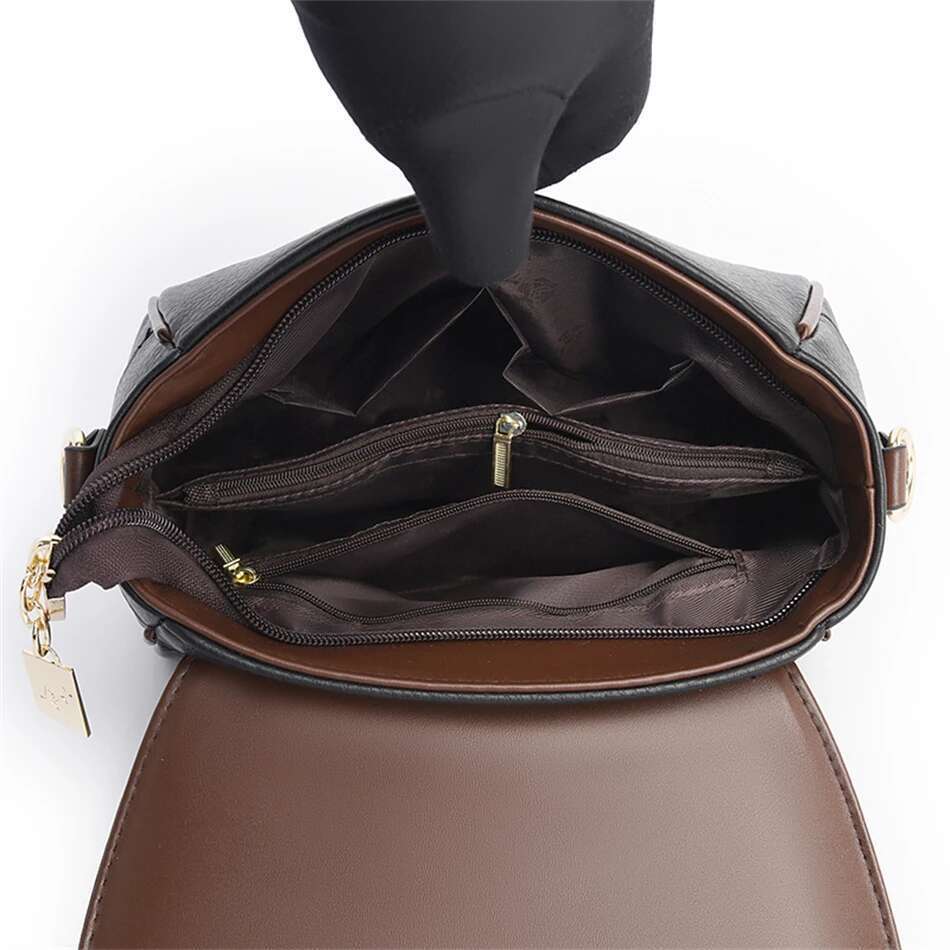 Solid Color High Quality Leather Small Shoulder Bagsfor Women 2024 New Messenger Bags With Strapdesigner Crossbody Bag Sac Amain